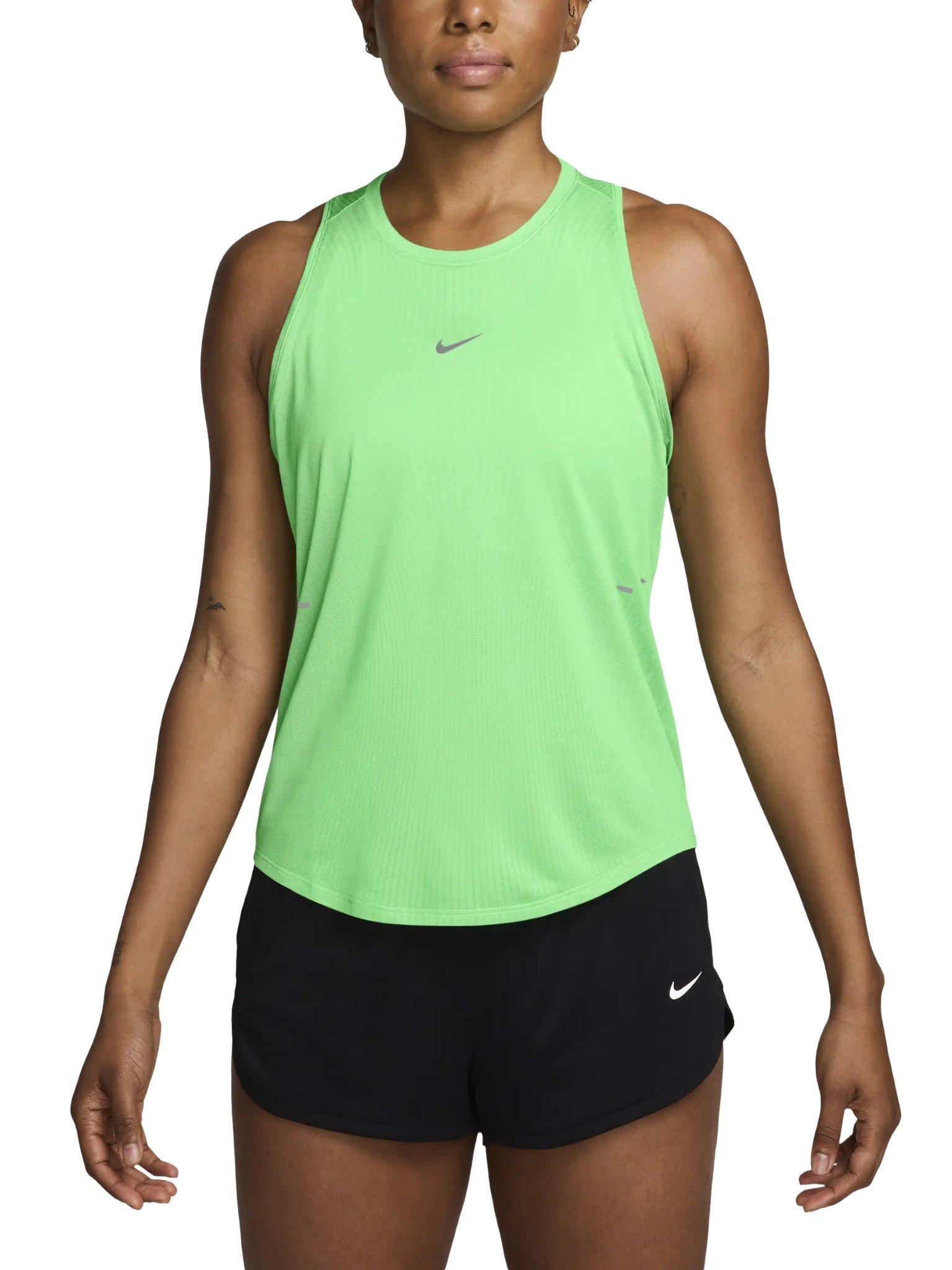 Nike Women's Swift Aero-FIT Running Tank Top - Green - GREEN